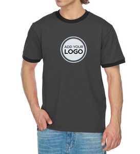 Wholesale Regular Fit Men's <b>T</b>-<b>Shirts</b> Custom Front Logo 100% <b>Polyester</b> Eco-Friendly 180g Short Sleeve Sublimation Printing - Product Image 4