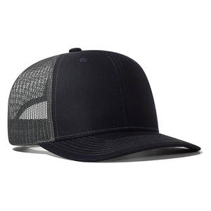 High Crown Style Trucker Hat Solid Color <b>Foam</b> Front <b>Padded</b> Snapback For Adults Trucker Hat - Product Image 1
