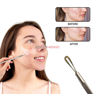 <b>Blackhead</b> Removal Acne <b>Extractor</b> <b>Blackhead</b> Whitehead Remover Face Nose Dual for Pimple <b>Extractor</b> Skin Blemish Stainless Steel - Product Image 4