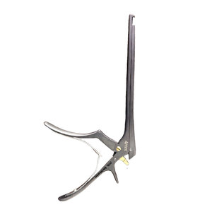 Perforadora de hueso de acero inoxidable de alta calidad Kerrison Rongeur 90 grados corte hacia arriba 140mm longitud 4mm mandíbula 5,12 ancho no estéril - Product Image 4