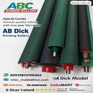 Rouleaux en caoutchouc ABC Hybrid Combi UV Ready NBR, caoutchouc souple Shore A 22-28 ou 35 ° ±3 °   Procédé de moulage - Product Image 4