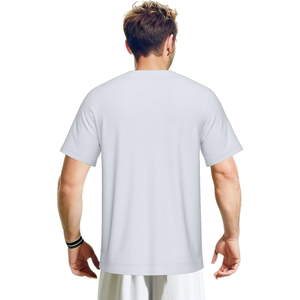 Camiseta Deportiva Clásica Blanca de Malla con Detalle de Estrella en la Manga, Personalizable, Unisex, con Botones en la Parte Delantera - Product Image 4