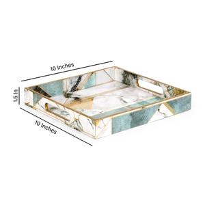 Bandeja de Servicio de Madera Ecológica de Diseño Moderno y Lujoso, Impresa, para Restaurantes y Bodas, Suministro al por Mayor de 100 Piezas - Product Image 4