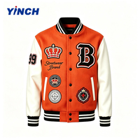Veste de baseball décontractée Layenne au meilleur prix pour homme, style Letterman, couleur personnalisée, streetwear avec chenille