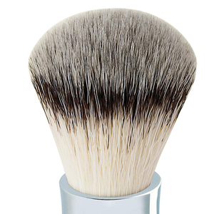 Pinceau à raser en poils de blaireau avec manche en bois pour barbe, brosse à barbe en poils de sanglier et virole métallique CE - Product Image 6