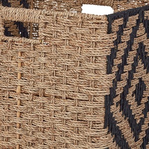 Cesta de Almacenamiento Redonda Multifuncional Rústica Ecológica de Seagrass, Diseño de Última Generación, Organizador de Cocina Hecho a Mano, Venta al Por Mayor de Fábrica - Product Image 3