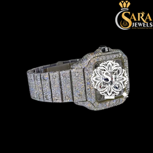 Tendance personnalisé glacé Moissanite diamant montre automatique japon mouvement édition limitée saint valentin cadeau spécial - Product Image 4