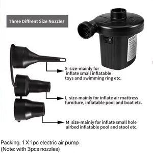 Bomba de Aire Eléctrica Portátil de Alta Calidad y Resistencia para Deportes, Viajes al Aire Libre y Artículos Inflables del Hogar - Product Image 5