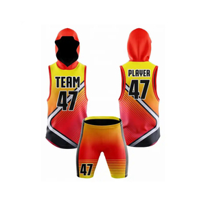 Nuevo Uniforme de Jersey 7V7 para la Temporada, Uniforme de Equipo para Adultos sin Mangas con Capucha, Nombre del Equipo Personalizado, Impresión Digital Transpirable - Product Image 1