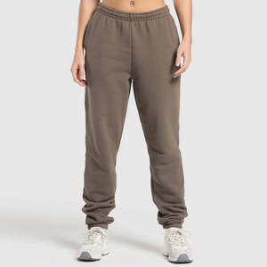 Winter <b>Women's</b> Mid Waist Vintage Drawstring Thick Fleece Polyester/Cotton Athletic Sports Sweatpants Custom <b>Trousers</b> - Product Image 6