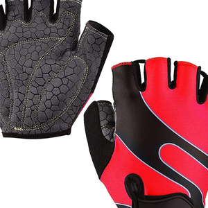 Gants de cyclisme d'été respirants, demi-doigts, rembourrés, résistants aux chocs, pour hommes et femmes, légers et antidérapants - Product Image 2