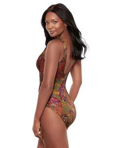 ชุดว่ายน้ำชิ้นเดียวแบบมีสายรัดใต้ท้องสำหรับผู้หญิง perissa เผยให้เห็นถึงหน้าท้อง | Miraclesuit - Product Image 2