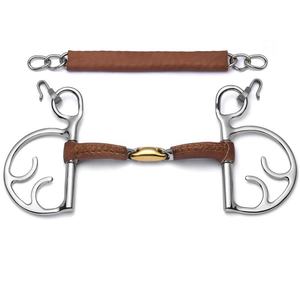 Kimberwick cuero suave Curb cuero Bits 2024 - Product Image 1