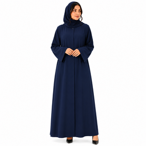 Luxury Front Open Kimono Abaya Soft Flowing Casual Abaya Designer Beaded Abaya <b>Dress</b> Premium Saudi Style Abaya - Product Image 4