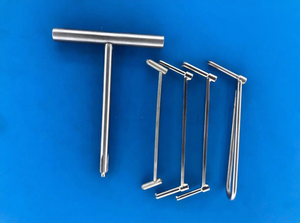 5 Pcs Orthopedic Countersink T Handle 3.5mm 4.5mm <b>Drill</b> <b>Guide</b> Set German Stainless Steel Reusable Autoclavable CE ISO Certified - Product Image 3