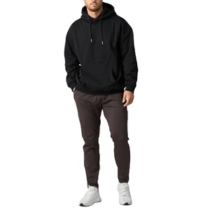 Sudadera con capucha de streetwear bordada, jersey de felpa francesa de algodón para hombre, ajuste holgado de invierno, alta calidad, estampado oversize, venta al por mayor - Product Image 5