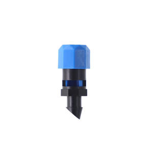 Buse d'irrigation goutte à goutte réglable à insérer dans le sol, capuchon noir et bleu pour l'arrosage des plantes de jardin - Product Image 6