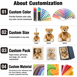 Peluche Gigante Personalizzato a Forma di Orso per Dormire e Abbracciare, Morbido Peluche Grande per Camera da Letto, Fornitore di Peluche Giganti - Product Image 2