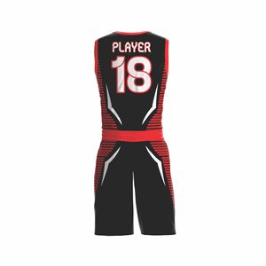 Ensemble de maillot et short de basketball professionnel léger et respirant, personnalisable pour clubs, écoles et ligues - Product Image 1