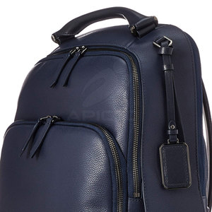 Sac à dos en cuir véritable de qualité supérieure, design personnalisé, écologique, compartiment pour ordinateur portable, unisexe, léger, durable, pour tous les jours - Product Image 5