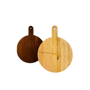 Tabla de Cortar de Madera de Caucho con Mango al por Mayor |   Logotipo Personalizado OEM Disponible - Product Image 4