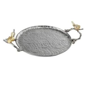 Bandeja de Metal Dorada para Servir Chocolate y Dátiles, Producto de Calidad Superior a un Precio Económico - Product Image 3