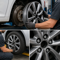 Boulons de roue en acier forgé sur mesure OEM haute résistance pour usine de roues automobiles