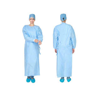Batas Médicas Desechables de Algodón 100% Premium, Tallas Personalizadas para Doctores, Venta al Por Mayor de Fábrica, Ropa Protectora Médica No Tejida - Product Image 2