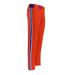 Custom Printed Baseball Pants Youth Mens Womens <b>Knickers</b> Pinstripe Piping Sublimated Polyester Double Knit OEM Supplier 3XL - Product Image 2