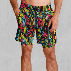 Summer Fashion Printing Sublimation <b>Shorts</b> Mesh <b>Shorts</b> Mens Elastic Waistband <b>Shorts</b> Made in Pakistan - Product Image 1