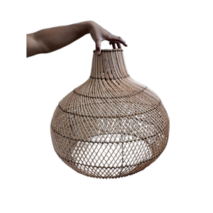 Lampe suspendue en rotin naturel du Vietnam, fabriquée à la main pour l'éclairage de plafond, la décoration de la maison, les salles à manger, les restaurants, les cafés et les centres de villégiature - Product Image 3
