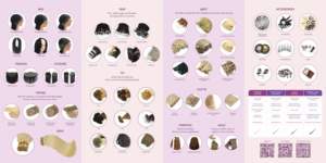 Cheveux humains 100 pour cent cheveux vierges vierge russe longue ligne droite cuticule alignée Double dessiné génie trame Extensions de cheveux - Product Image 5