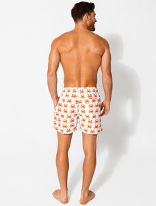 <b>Mens</b> Swim Shorts Quick Dry Breathable Animal Print Custom OEM ODM Manufacturer Supplier Lightweight Summer <b>Trunks</b> Drawstring - Product Image 2