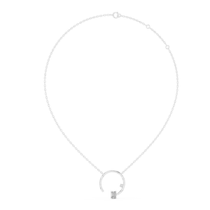 Pendentif solitaire en diamant de laboratoire taille émeraude, or massif 10K 14K 18K, bijoux fins pour femmes, chaîne incluse, cadeau - Product Image 6