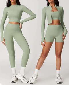 Nuevo Conjunto de Yoga de Secado Rápido para Mujer, Ajustado, con Espalda Bonita, Traje de Fitness para Correr y Hacer Deporte - Product Image 3