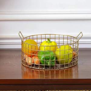 Panier de rangement métallique large, grande capacité, organisateur de fils pour étagère de placard - Product Image 1