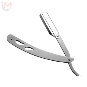 Stainless Steel <b>Straight</b> <b>Razor</b> Single Blade Folding Barber <b>Razor</b> For Men Face Shaving Professional Use - Product Image 5