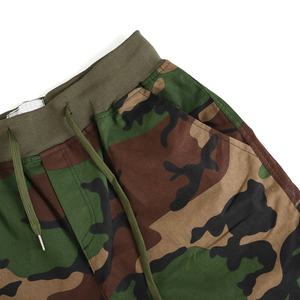 Hot Selling Summer Jungle Camouflage Pattern <b>Elastic</b> Waist Men's Above Knee Pants OEM Custom logo Outdoor Hunting Shorts - Product Image 3