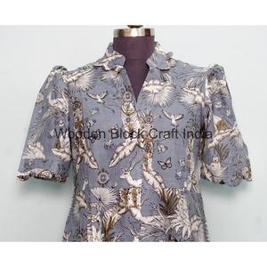 Vestido Midi Informal de Algodón 100% para Mujer, Estilo Bohemio, Bonito, Línea A, Cómodo para la Playa o Fiestas, Diseño Elegante - Product Image 1