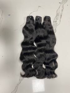 Paquetes de cabello humano virgen sin procesar 18 pulgadas estilo ondulado natural origen vietnamita extensiones de cabello tejido para mujeres negras - Product Image 2