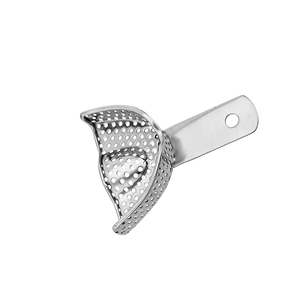 Bandejas de Impresión Reutilizables de Acero Inoxidable Profesionales, Instrumentos Dentales de Grado Médico, Esterilización a Alta Temperatura, CE - Product Image 5