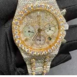 Reloj de Lujo Personalizado de 40 mm con Incrustaciones de Diamantes Moissanite VVS, Estilo Hip Hop, para Hombre - Product Image 2
