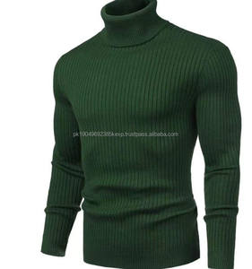 Pull à col roulé d'hiver pour hommes Chemise à manches longues Pull épais et chaud - Product Image 2