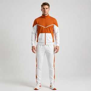 Ensemble de survêtement pour homme, tissu doux et respirant, vêtements de sport pour la course à pied, le jogging, la salle de sport - Product Image 1