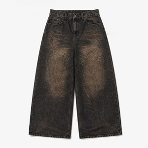 Jeans pour hommes OEM, jeans délavés, jeans indigo pour les détaillants de mode américains, prix d'usine, fournisseur en gros - Product Image 5