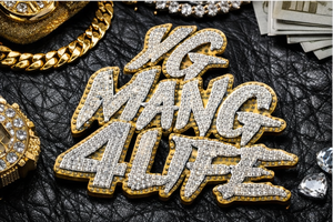 Pendentif personnalisé pour homme en argent 925 plaqué or, style Hip Hop Bling, avec grande plaque nominative lettres serties de Moissanite, bijoux de rappeur pour soirée - Product Image 3