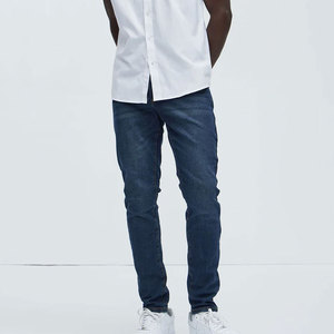 Jeans de Mezclilla Rectos de Alta Calidad con Bolsillos Lavados al Estilo Vintage, Pantalones de Mezclilla Holgados para Hombre - Product Image 4