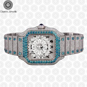 Reloj Charm Jewells de Lujo, Acero Inoxidable, 40 mm, Movimiento Mecánico Analógico, Fecha Automática, Luminoso, Botón de Presión, Cierre Oculto, Resistente al Agua 10 Bar - Product Image 1