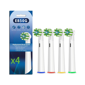 Cabezales de cepillo de dientes eléctrico, paquete de 4, color negro, para Oral-B iO, limpieza máxima, nivel profesional y cuidado de las encías - Product Image 1