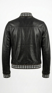 High Quality <b>Men</b> Faux Leather Fashion Jacket Casual Winter Outerwear for Wholesale Buyers and Custom Brand Production - Product Image 3